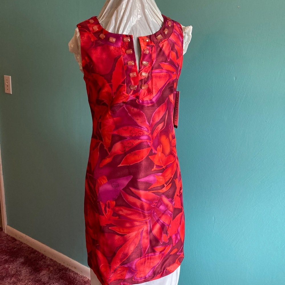 Red Floral dress